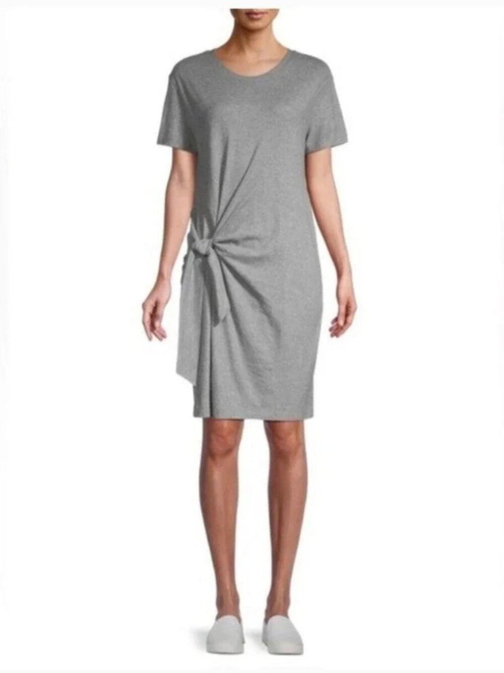 Vince tshirt dress side tie short sleeve